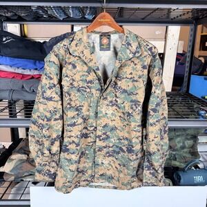 US Marine Corps MARPAT Digital Camouflage Combat Uniform Shirt Jacket SM-LNG